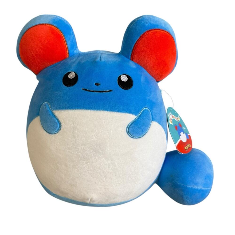 Pokemon Squishmallows Marill 10 Inch Plush Toy Squishmallow New
